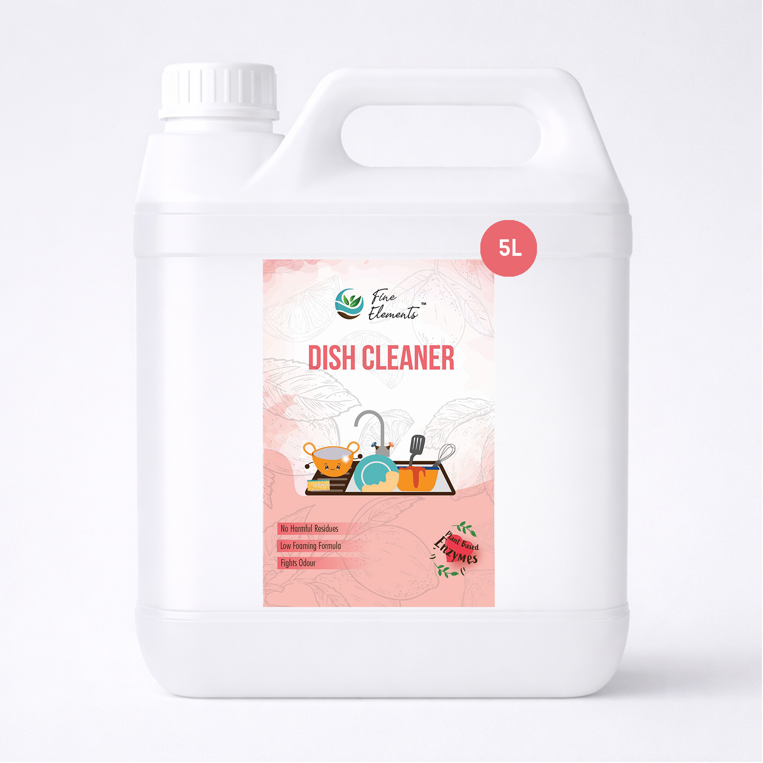 Dish Cleaner - Plant & Enzyme Based | 5 lt